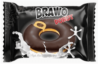 Ani Brawo Donut cu cremă de ciocolată și lapte