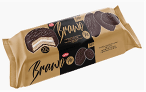 Ani Brawo Pie Bitter, biscuiți sandwich cu marshmallow