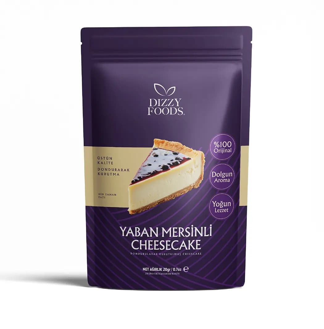 Cheesecake liofilizat cu afine