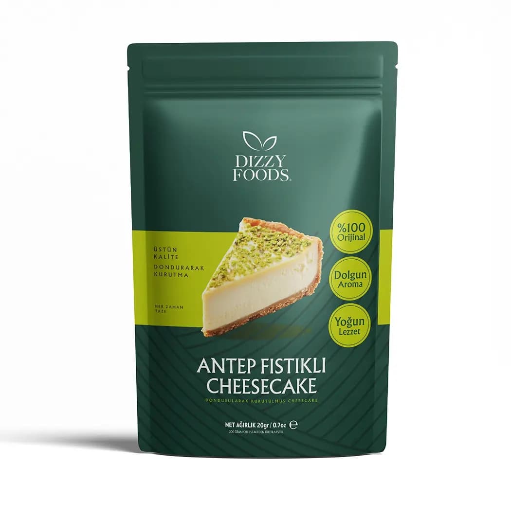 Cheesecake liofilizat cu fistic