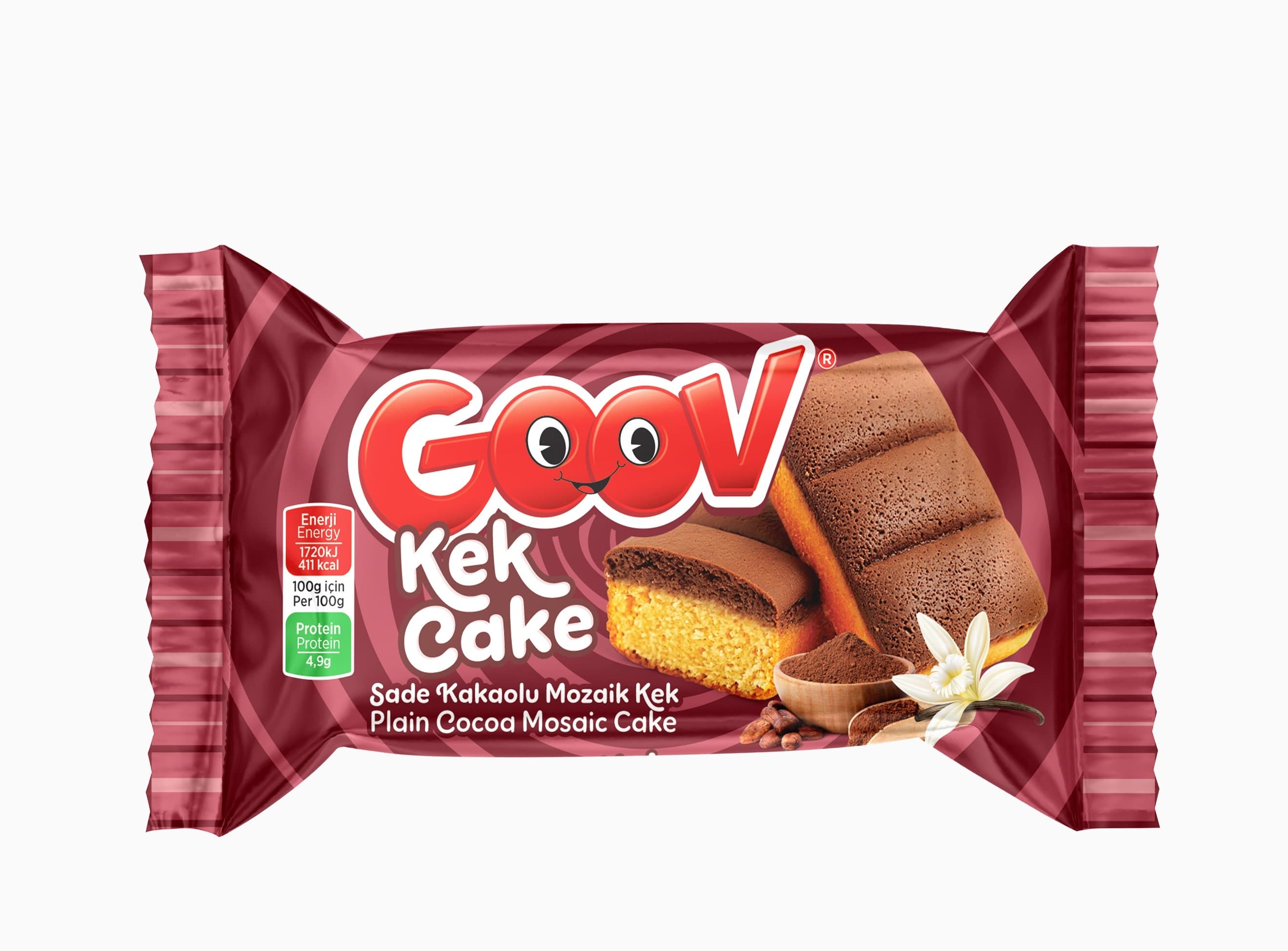 Goov Plain Cake cu cacao