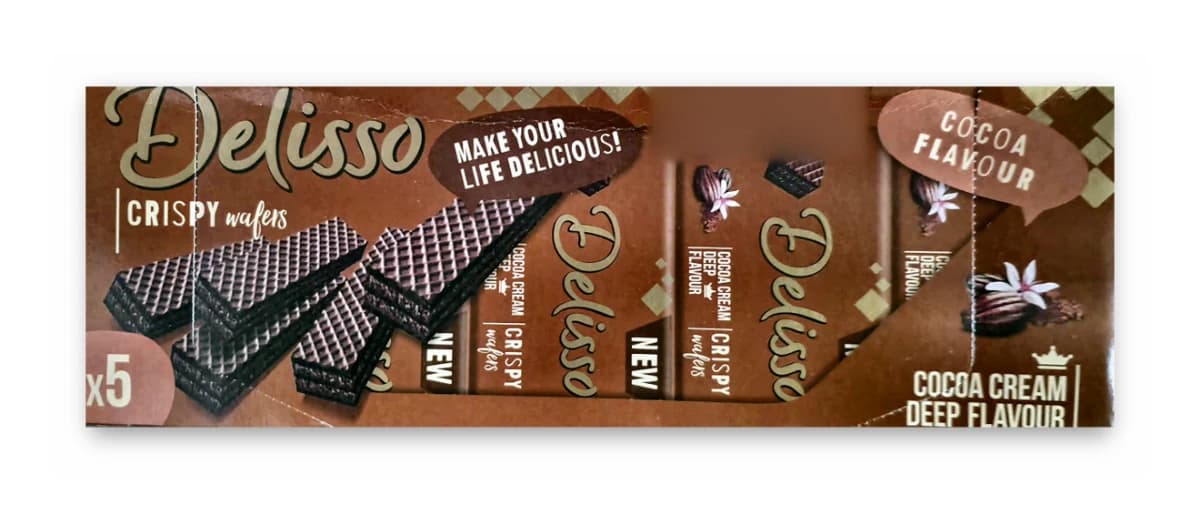Delisso wafers with cocoa cream, Deep Flavour
