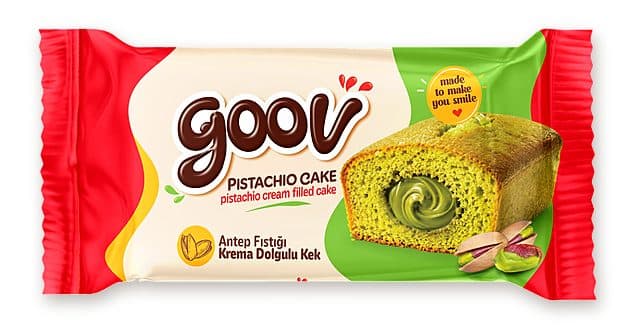 Goov, pistachio cream cake