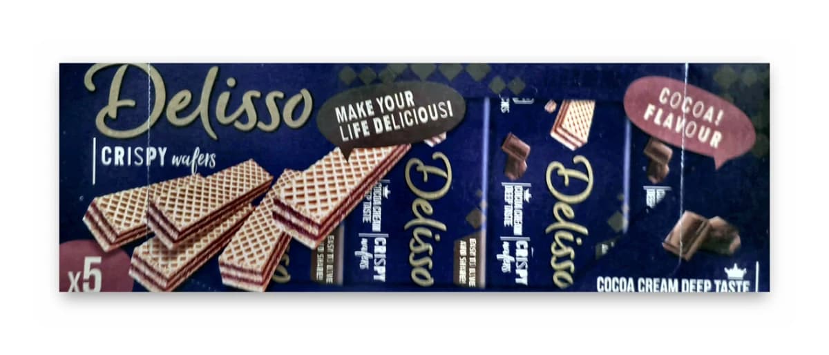 Delisso wafers with cocoa cream, Deep Taste