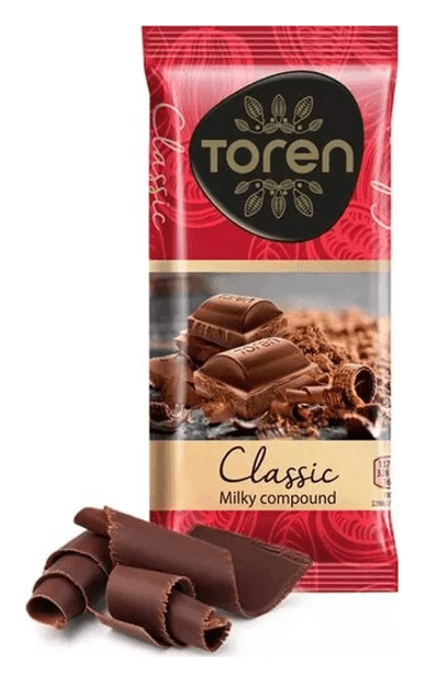 Toren Clasic Red 50 g, tabletă de ciocolată cu lapte