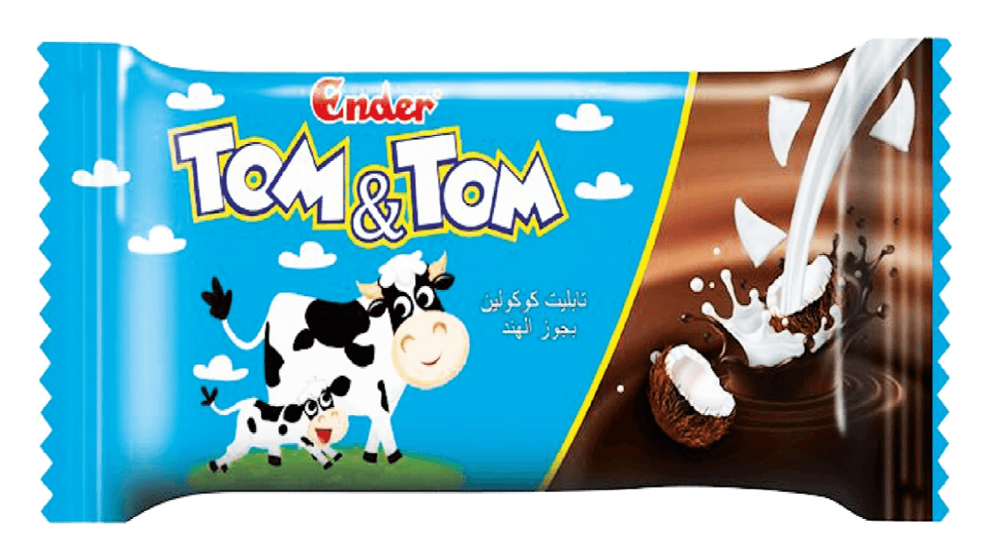 Ender Tom & Tom, tabletă de ciocolată cu cocos