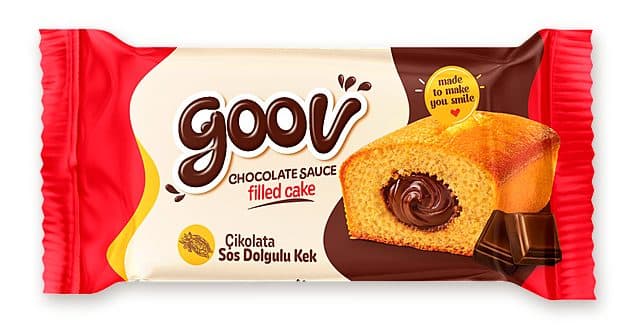 Goov, chocolate cream cake