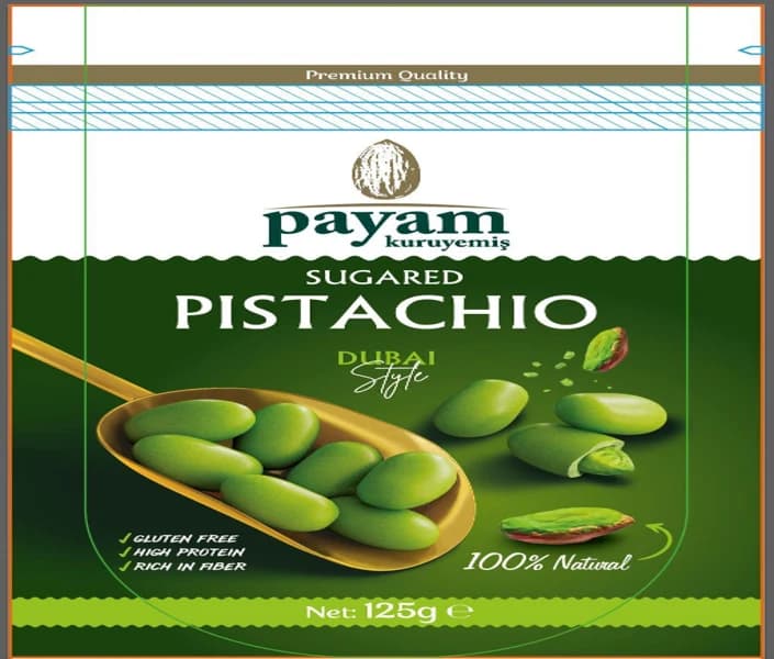 Payam Dubai Style, sugared pistachios