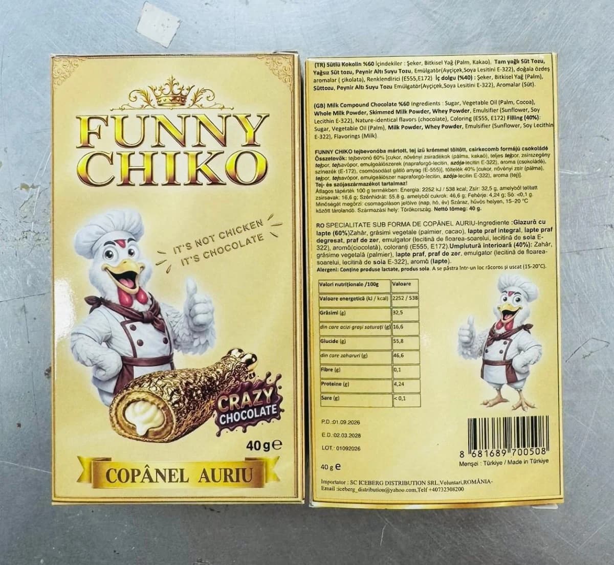 Funny Chiko Golden Drumstick