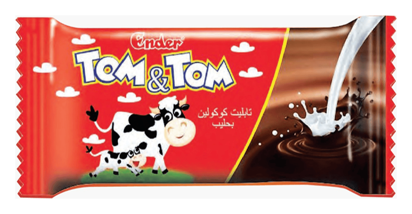 Ender Tom & Tom, tabletă de ciocolată cu lapte