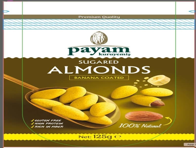 Payam, banana sugared almonds